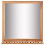 Sink Cabinet with Mirror Solid Walnut Wood Image 8
