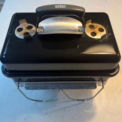Weber Go-Anywhere Charcoal BBQ with Chimney Starter & Accessories