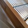 Solid oak King size bed Image 3