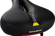 NEW SALE | Bike Seat Cushion Comfortable Soft Bicycle Saddle for Men Women Ergonomic Breathable Waterproof Bicycle Seat Fits MTB, Road Bike, Spinning Bike, Exercise Bike, City Bike 26 x 22cm