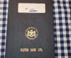 Vintage Ulster Bank savings book