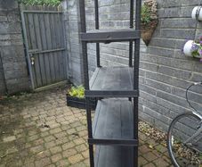 Plastic shelving unit