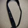 right on handmade black guitar strap Image 2