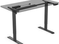 main image for ad _Height-adjustable desk Electrically height-adjustable table frame 2-fold telescope, ergonomic sit-stand table with memory control (frame only - black)