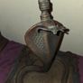 Antique Indian Enameled King Cobra and Lizards Candle Holder Image 6