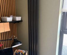 Electric Plug-In Black Vertical Radiator
