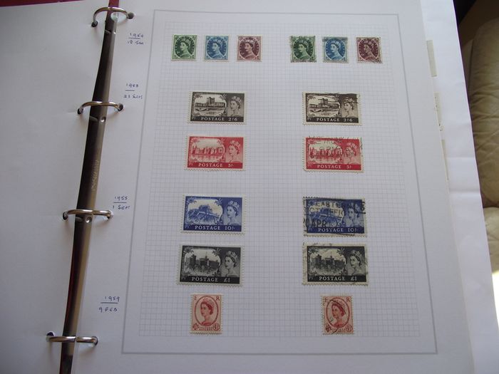 A valuable comprehensive collection of Elizabeth II stamps, hinged in the album (1952-2000)