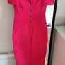Zara off the shoulder pink dress size S Image 3