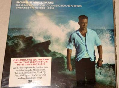 2 CD's Robbie Wiliams - Greatest hits 1990-2010, New, Unopened.