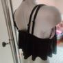 Black bikini top size UK16 EU44 Cup C Postage included Image 3