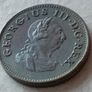 1806 George III Irish Hibernia Farthing Image 2