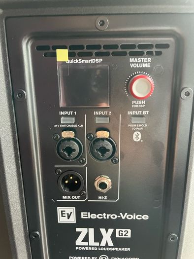 Pair of Electro-Voice EV ZLX-12P-G2 Powered Speakers with Padded Covers - As New