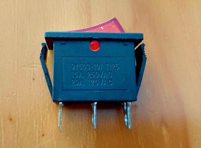 Rocker switches KCD3, New.
