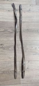 Two leather straps from Chesneau bag
