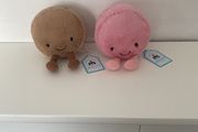 New JELLYCAT Set of Mona and Mia Amuseable Macarons