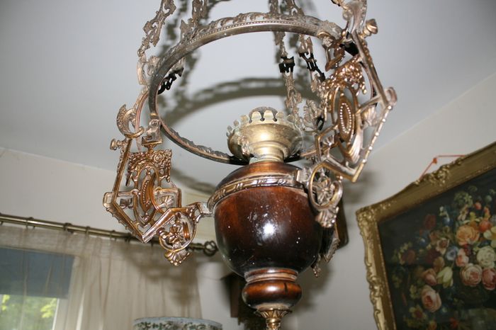 Antique Brass Chandelier