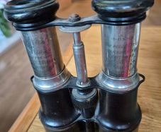 Silver antique engraved binoculars 1894