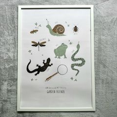 h&m large poster + ikea frame