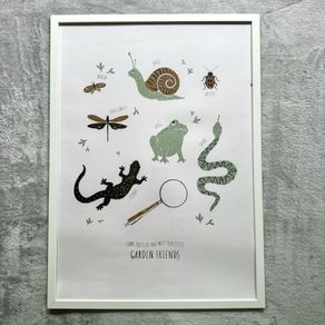 h&m large poster + ikea frame