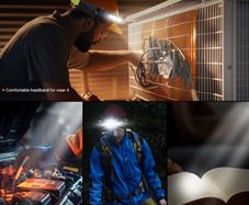Ultra Bright Multifunctional LED Sensor Headlight with Built-in Rechargeable Battery