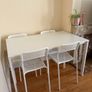 ikea table and 4 chairs Image 4