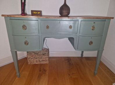 Antique writing desk, painted