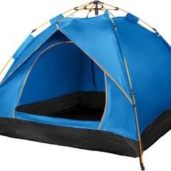 Hydraulic Dome Tent Canopy for Camping Automatic Waterproof Tents 3-4 Person Canopy Easy to Set up and package