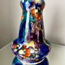 Large Hancock's Corona Ware 'Cherry Ripe' Vase by Molly Hancock c1928 Image 2