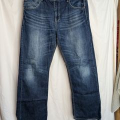 Diesel Hudson Mens Jeans W36 L32 Blue Faded Denim Straight Fit 100% Cotton