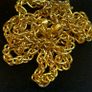 REDUCED 18k Gold Chain Wheat Link Image 2