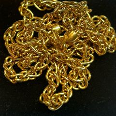 18k Gold Chain Wheat Link