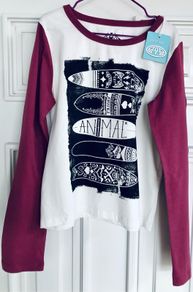 Girls Surfer (Animal Brand ) Long Sleeved Top