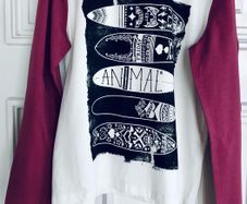 Girls Surfer (Animal Brand ) Long Sleeved Top
