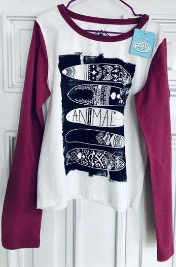 Girls Surfer (Animal Brand ) Long Sleeved Top