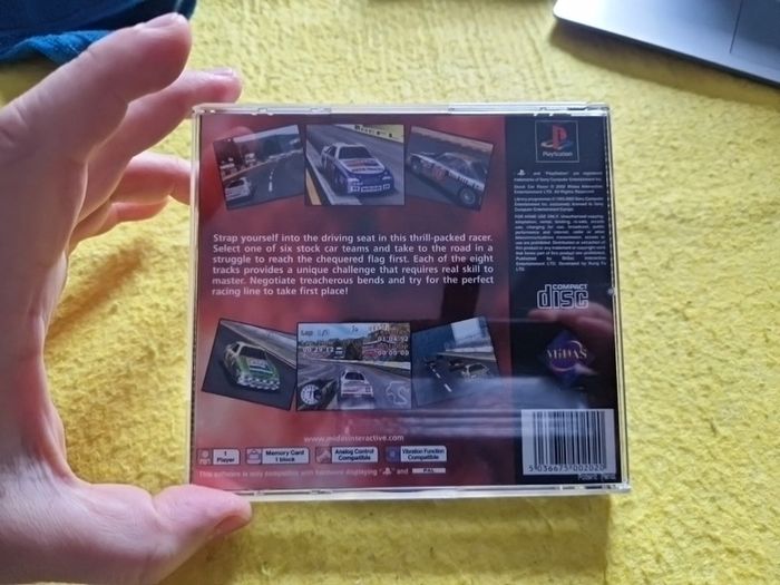 Stock Car Racer  PlayStation1 Ps1 PlayStation2 Ps2 games Original