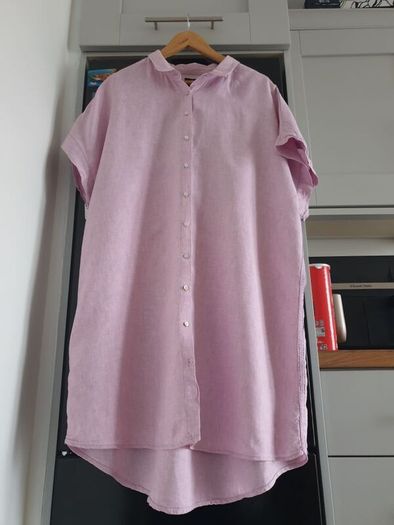 Tahari Linen Dress Size Uk 22/24
