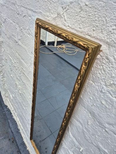 Mirror hanging Vintage gold rope design wall hanging Dressing long Mirror