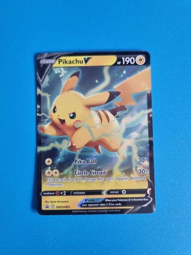 Pikachu V SWSH Promo (063) Pokemon Card