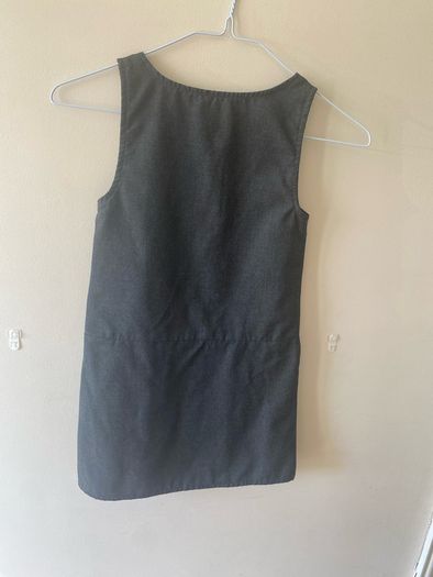 Lily & Dan grey pinafore (age 4-5)