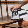 Orbit Sander 350W,Towallmark 5-Inch Orbital Sander with 12Pcs Sandpapers,13000RPM 6 Variable Speed Sander Machine, High Performance Dust Collection System for Woodworking (FREE POSTAGE) Image 5