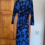 New Look blue black dress Image 6