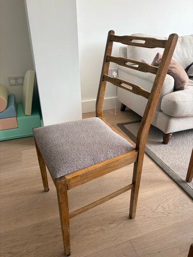 Solid wood dining chairs