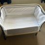 Tutti Bambini CoZee Lite Bedside Crib in Charcoal and Oak effect. Image 10