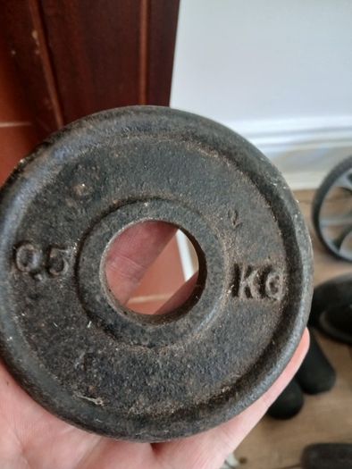 Various weight lifting equipment