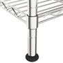 5-Tier Storage Shelf 90x35x180 cm Chrome 250 kg Image 5
