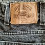 Vintage Levis black shorts Image 5