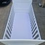 Obaby White Grace Inspire Cot Bed with Obaby mattress included Image 5