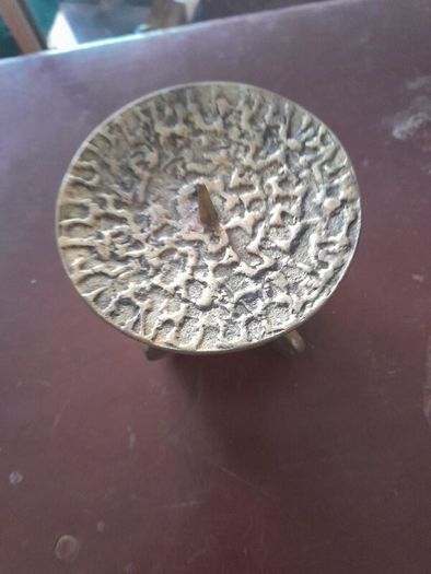 old brass candlesticks