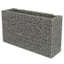 Gabion Raised Bed Galvanised Steel 180x50x100 cm Image 3