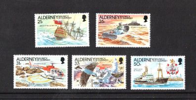 1991 Alderney Casquet Lighthouse Commemorative Stamp Mint Never Hinged (MNH)